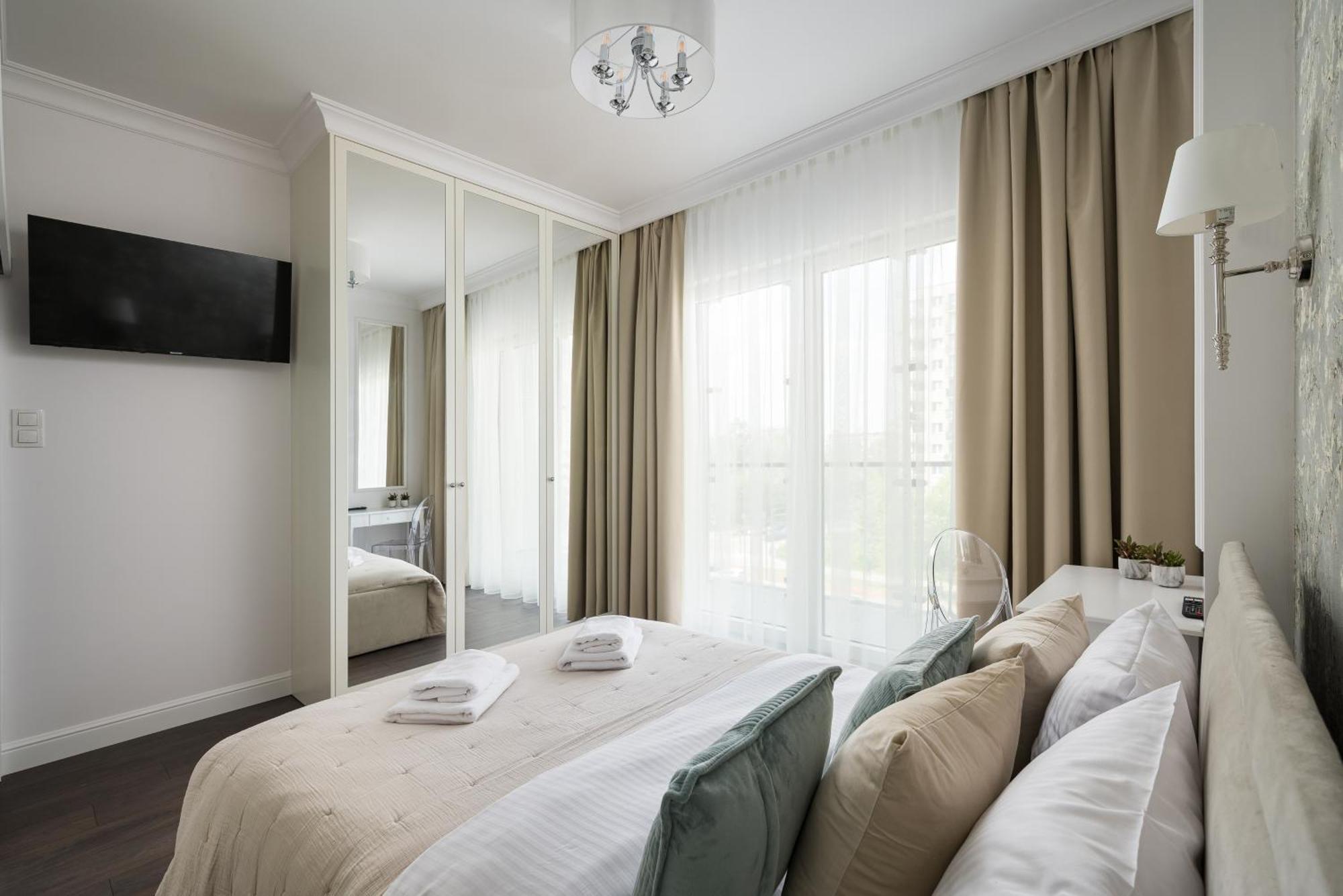 Bright Crystal Premium Apartment Warschau Exterior foto